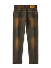 Load image into Gallery viewer, Men's Washed Straight Leg Fit Jeans
