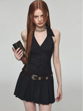 Load image into Gallery viewer, French Kikyo Off-Shoulder Spicy Girl Dress - # GIAA231710019
