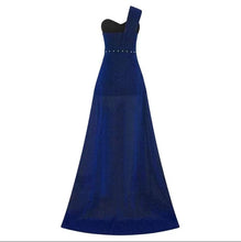 Load image into Gallery viewer, Women's Clothing One-shoulder Sleeveless Bronzing Split Dress
