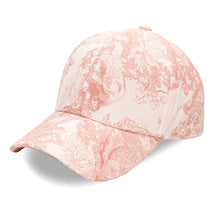 Load image into Gallery viewer, Floral Print Dome Crown Baseball Cap – Unisex One Size
