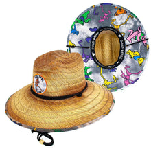 Load image into Gallery viewer, Peter Grimm Grateful Dead Friendly Lifeguard - Rye Straw Lifeguard Hat
