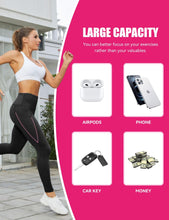 Load image into Gallery viewer, Cropped High-Waisted Yoga Pants with Slanted Pockets
