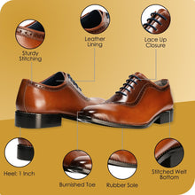 Load image into Gallery viewer, Debonair Genuine Leather Oxford Style Dress Shoes For Men
