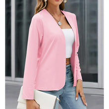 Load image into Gallery viewer, Women’s Plus‑Size Open‑Front Casual Blazer
