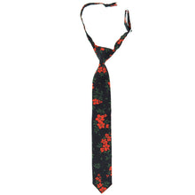 Load image into Gallery viewer, Red Hot Floral Boys Tie
