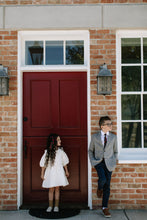 Load image into Gallery viewer, Red Hot Floral Boys Tie
