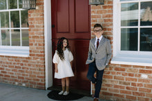 Load image into Gallery viewer, Red Hot Floral Boys Tie
