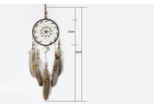 Load image into Gallery viewer, Decoration Home Dream Catchers Hanging Wall Decor Art Pendant Handmade Traditional White Cloud Dream Catcher With Led String Lights Wall Hanging Kids Room Decor Nursery Wall Art Ornament Decor Craft Gift Cute Wind Chimes National Feather Kids Girls
