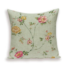 Load image into Gallery viewer, Decorative Plant Flower Throw Pillow Cover Soft Linen Cushion Cover For Living Room Couch Sofa Patio Outdoor Home Decor  Decorative Plant Flower Throw Pillow Covers For Couch Sofa Bed Modern Quality Design Cushion Cover 45x45cm
