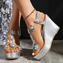 Load image into Gallery viewer, Stylish Open Toe : Wedge Sandals
