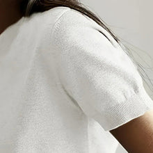 Load image into Gallery viewer, Women’s Soft Stretch Minimalist T-Shirt – Everyday Slim Fit Top
