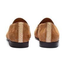 Load image into Gallery viewer, Women's Cognac Raffia Milano Loafer
