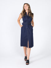 Load image into Gallery viewer, Denim sleeveless dress
