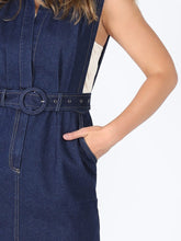 Load image into Gallery viewer, Denim sleeveless dress
