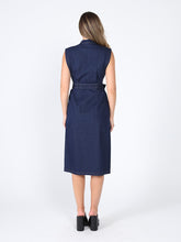 Load image into Gallery viewer, Denim sleeveless dress
