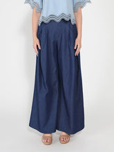 Load image into Gallery viewer, Denim Wide Pants

