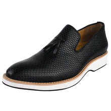 Load image into Gallery viewer, Denis Mens knitted Upper Eva Sole Tassel Loafers
