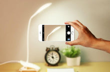 Load image into Gallery viewer, Desk Lamp USB Led Table Lamp 14 LED Table Lamp with Clip Bed Reading Book Light LED Desk Lamp Table Touch 3 Modes Blue Decorative Table Lamp Cute Study Lamps for Bedroom Décor
