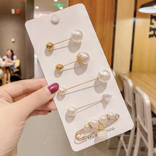 Load image into Gallery viewer, Detachable Metal Pins Pants Pin Retractable Button Sewing-Free Buckles for Jeans Perfect Fit Reduce Waist Trouser Opening Pin Fixed Buckle Large Trousers Waist Small Safety Pin
