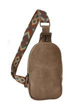 Load image into Gallery viewer, Random Pattern Adjustable Strap : Leather Sling Bag
