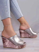 Load image into Gallery viewer, High Quality Leather : High Heel Sandals
