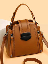 Load image into Gallery viewer, Leather Bucket Crossbody Bag
