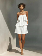 Load image into Gallery viewer, Women's Multi-Layer Ruffle Camisole &amp; Shorts Set
