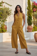 Load image into Gallery viewer, Women's Linen-Blend Sleeveless Jumpsuit
