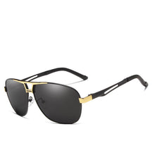 Load image into Gallery viewer, Business Luxury Men Polarized Square Driving Sunglasses Lens Brand Designer Aluminum Classic Frame  Elegant Sunglasses

