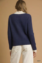 Load image into Gallery viewer, Umgee Two-Tone Button Front Cardigan
