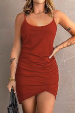 Load image into Gallery viewer, Spaghetti StrapRuched : Mini Dress
