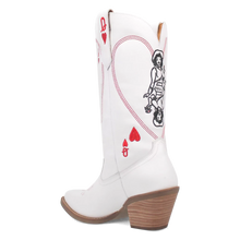 Load image into Gallery viewer, Dingo Queen A Hearts - Women&#39;s Leather Cowgirl Boots
