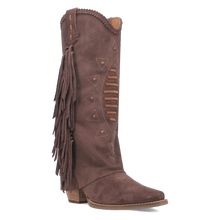 Load image into Gallery viewer, Dingo Spirit Trail  - Women&#39;s Suede Leather Cowgirl Boots
