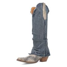 Load image into Gallery viewer, Dingo Shabby - Women&#39;s Denim Cowgirl Boots
