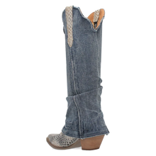Load image into Gallery viewer, Dingo Shabby - Women&#39;s Denim Cowgirl Boots
