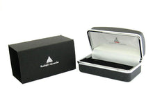 Load image into Gallery viewer, Diamond Bar Silver Cufflinks
