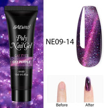 Load image into Gallery viewer, Diamond Gel Nail Polish Poly 15ml Semi Permanent UV Manicure Reflective Sparkling Luxury Shine Design For Women and Girls
