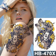 Load image into Gallery viewer, Different Stylish Waterproof Temporary Tattoo Sticker Heart Knife Angel Makeup Tattoos For Women Men
