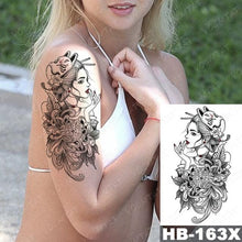 Load image into Gallery viewer, Different Stylish Waterproof Temporary Tattoo Sticker Heart Knife Angel Makeup Tattoos For Women Men
