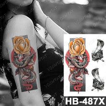 Load image into Gallery viewer, Different Stylish Waterproof Temporary Tattoo Sticker Heart Knife Angel Makeup Tattoos For Women Men
