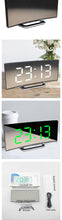 Load image into Gallery viewer, Digital Alarm Clock Alarm Clocks Adjustable Volume Alarm Clock for Bedroom Electronic 7 Inch Number Desktop Alarm Clocks For Kids Bedroom LED Screen  for Kids Bedroom Temperature Snooze Function Desk Table Clock LED Clock Electronic Watch Table
