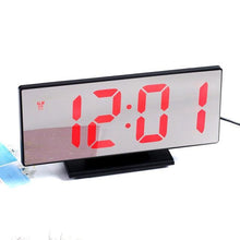 Load image into Gallery viewer, Digital Alarm Clock Alarm Clocks Adjustable Volume Alarm Clock for Bedroom Electronic 7 Inch Number Desktop Alarm Clocks For Kids Bedroom LED Screen  for Kids Bedroom Temperature Snooze Function Desk Table Clock LED Clock Electronic Watch Table
