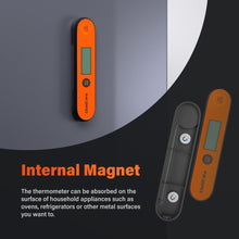 Load image into Gallery viewer, Digital BBQ Thermometer IHT-1P Kitchen Utensil Tools Waterproof BBQ Meat Thermometer For Cooking Food Kitchen Candy Thermometer Calibration Magnet Backlight For Grill Smoker Kitchen Rechargeable Thermometer With Backlight &amp; Calibration
