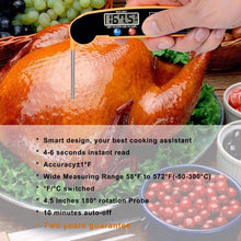 Load image into Gallery viewer, Digital Instant Read Meat Thermometer With Highly Accurate Temperature Probe Thermocouple Instant Read Thermometer Kitchen Cooking Food Thermometer for Candy Water Oil BBQ Grill Smoker Electric Cooking Thermometer For Kitchen Food Grill

