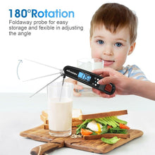Load image into Gallery viewer, Digital Kitchen Food Thermometer For Meat Water Milk Cooking Oven Cooking Food Min Max Thermometer Magnetic Waterproof with Backlight for Adults Kitchen Grill Steak Out Food Probe BBQ Electronic Oven Thermometer Kitchen Tools
