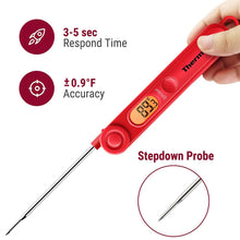Load image into Gallery viewer, Digital Read Meat Thermometer Best Waterproof Thermometer for Kitchen Cooking Food BBQ Grill And Oil Deep Fry Candy  Kitchen Cooking Food Thermometer With Backlight Magnet For Deep Fry Grill Smoker Thermometer
