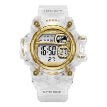 Load image into Gallery viewer, Digital Watches For Women School Girl Student  Transparent Color Water Resistent Silicone Strap Stopwatch Alarm Countdown Dual Time Ultra Super Wide-Angle Display Digital Wrist Watches For Men Women
