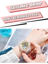 Load image into Gallery viewer, Digital Watches For Women School Girl Student  Transparent Color Water Resistent Silicone Strap Stopwatch Alarm Countdown Dual Time Ultra Super Wide-Angle Display Digital Wrist Watches For Men Women
