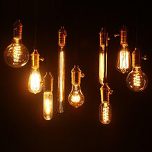 Load image into Gallery viewer, Dimmable Light Bulb Retro Vintage Edison Bulb Incandescent Ampoule Bulbs Vintage Edison Lamp Retro Light Vintage Bulbs Modern Style Square Spiral Filament Incandescent Light
