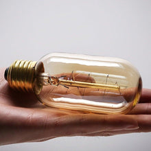 Load image into Gallery viewer, Dimmable Light Bulb Retro Vintage Edison Bulb Incandescent Ampoule Bulbs Vintage Edison Lamp Retro Light Vintage Bulbs Modern Style Square Spiral Filament Incandescent Light

